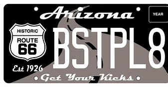 Image result for Arizona License Plate