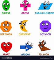 Image result for Cartoon Geometric Shapes