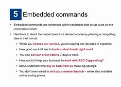 Image result for Embedded Commands Phrases