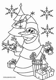 Image result for Frozen Coloring Christmas