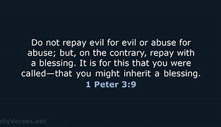 Image result for 1 Peter 3:9