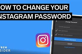 Image result for Changing Instagram Password