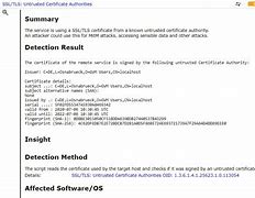 Image result for Untrustworthy Certificate Authority