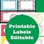 Image result for Free Customizable Printable Labels
