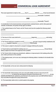 Image result for Free Commercial Lease Agreement PDF
