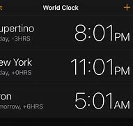 Image result for iPhone World Clock Show Sun
