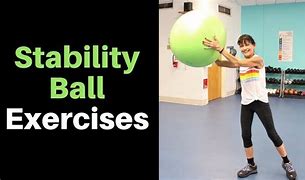 Image result for Balance Ball Exercises for Seniors