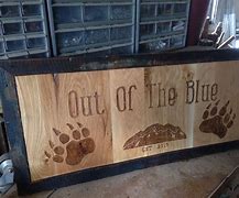 Image result for Routered Wood Signs