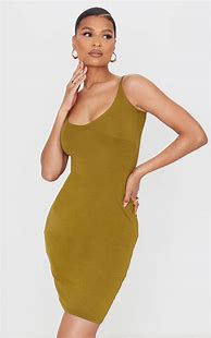 Image result for Olive Bodycon Dress