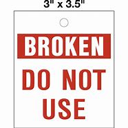 Image result for Broken Door Sign