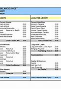 Image result for Balance Sheet Example