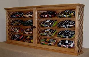 Image result for Wood Display Cases for Diecast Cars