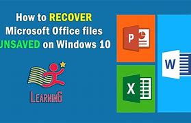 Image result for Recover Unsaved Word Doc