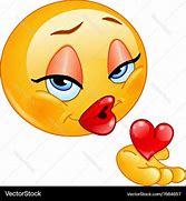 Image result for Cartoon Smiley Faces Blowing Kisses