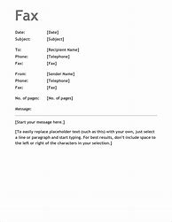 Image result for Fax Cover Letter Wording