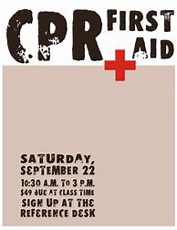 Image result for Purple CPR Flyer