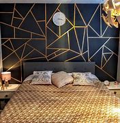 Image result for Black and Gold Wall