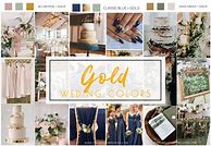 Image result for Wedding Color Palette with Gold