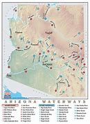 Image result for Map of Arizona Rivers