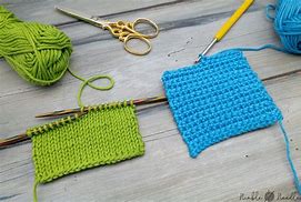 Image result for Difference Between Knit and Crochet