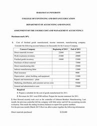 Image result for Cost and Management Accounting 1 Worksheet