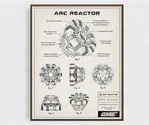 Image result for Arc Reactor Blueprint Paper