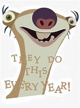 Image result for Sid the Sloth Stickers