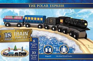 Image result for The Polar Express Wooden Railway
