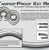 Image result for Tamper Proof Key Rings