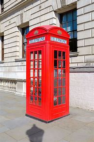 Image result for London Phone Box Bright Red