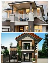 Image result for Simple Modern 2 Story House