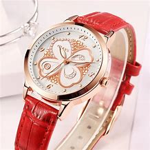 Image result for Red Wrist Watch