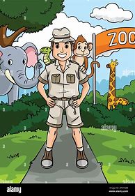 Image result for Zookeeper Job Cartoon