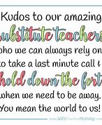 Image result for Teachers vs Substitutes Quotes