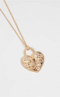 Image result for Gold Heart Lock