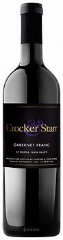 Image result for Crocker Starr Cabernet Franc Ed's Red