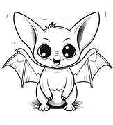 Image result for Realistic Bat Drawing