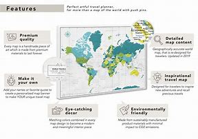 Image result for Create a World Map with Pins