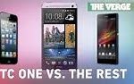 Image result for HTC One vs iPhone