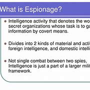 Image result for Meaning of Espionage