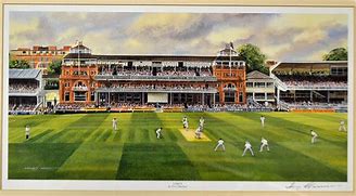 Image result for Cricket Ground Paintings