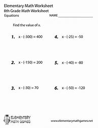 Image result for Linear Equations for Grade 8