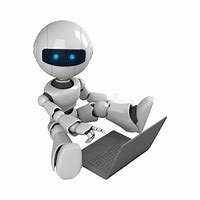 Image result for Robot Sitting with Laptop