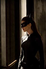 Image result for Anne Hathaway Catwoman with Batman