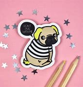 Image result for Cute Pug Stickers