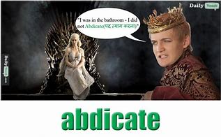 Image result for abdicat