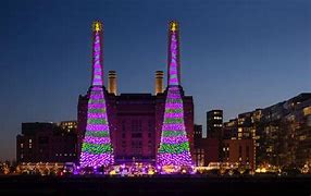 Image result for Battersea Power Station Christmas