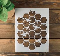 Image result for Simple Flowers and Bee Stencil