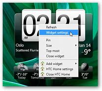 Image result for Weather Gadget Windows 7