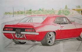 Image result for 68 Camaro Drag Car Drawing